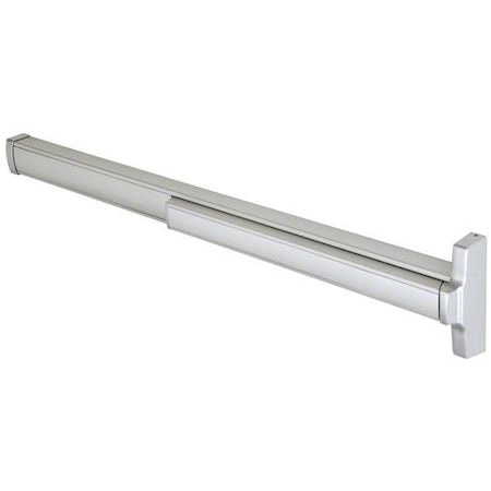 Jackson 48 Aluminum Finish Model 2085 Concealed Vertical Rod Panic Exit Device Dual Point Latching W/ Top 312085R47628